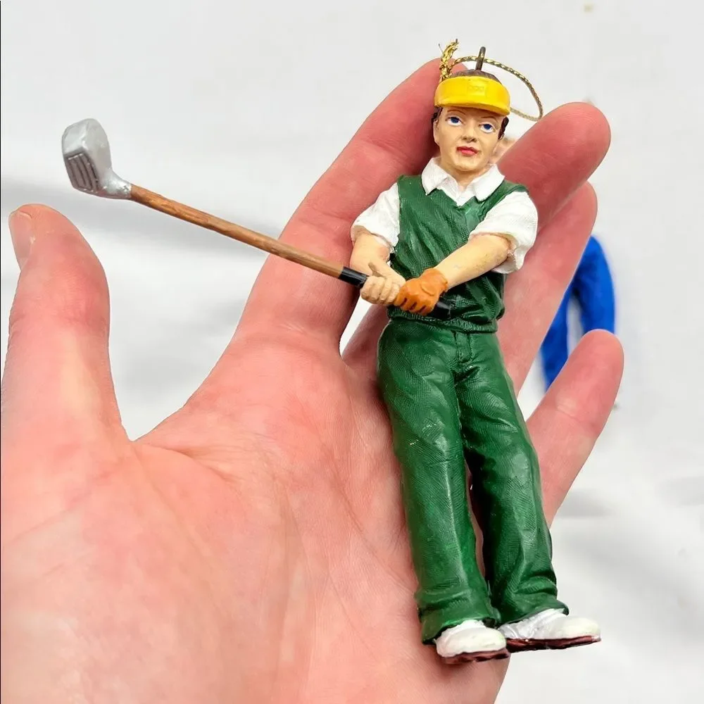Two Golfers Christmas Silvestri Ornaments